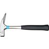 Hazet Martello a stecca HAZET 2138-600 | Martello per utensili con portachiodi magnetico e manico in acciaio, superficie di battuta irruvidita, impugnatura in plastica antiscivolo, Made in Germany'.