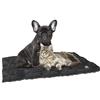 Croci Tappetino Auto-Riscaldante per Cani e Gatti, Tappeto termico isolante senza elettricità, Nero, 64x49 cm