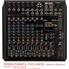 RCF F 12XR mixer audio passivo analogico 12 ch. 16 effetti scheda audio USB