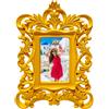 PALAIS ROYAL Neopop Portafoto Cornice Barocco 26x35cm (interno 10x15cm) Giallo