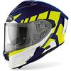 AIROH CASCO SPARK RISE BLUE/YELLOW MATT S