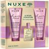 LABORATOIRE NUXE ITALIA Srl Nuxe Cofanetto Hair Prodigieux: Maschera, Shampoo e Balsamo per Capelli Luminosi, Olio Fermentato di Camelia Rosa