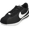 Nike Cortez, Sneaker Donna, Black/White, 40 EU