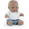 Miniland Bambola latinoamericana maschio di 21cm. Realizzata in Spagna con aroma di vaniglia. Anatomicamente corretta. Collezione My Friends & Me