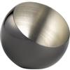 APS 40772 - Set di 3 ciotole SPHERE, diametro 8 cm, altezza 7 cm, 0,1 litri, in acciaio inox, effetto gunmetal