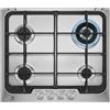 ELECTROLUX Piano Cottura a Gas, 60 cm, 4 Fuochi, Acciaio Inox - PX640UOV