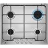 ELECTROLUX Piano Cottura a Gas, 60 cm, 4 Fuochi, Acciaio Inox - PX640XV