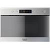 Hotpoint Ariston Forno Microonde con Grill da Incasso, 22 litri, 750 W, Inox - MN 314 IX HA