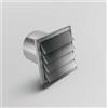 ELICA Griglia a Muro, Sezione Circolare Ø 14,7 cm, Acciaio Inox - KIT0121010