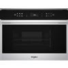 WHIRLPOOL Forno Elettrico Compatto con Vapore, Linea W COLLECTION, Capacità 29 Lt, Classe Energetica A, Acciaio Inox + Vetro Nero - W7MS450