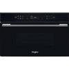 WHIRLPOOL Microonde con Grill ad Incasso, Linea W COLLECTION, h 38 cm, Capacità 31 Lt, Vetro Nero - W7MD440NB