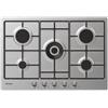 CANDY Piano Cottura a Gas, Linea CLASSIC, 75 cm, 5 Fuochi, Acciaio Inox - CHW74WTX