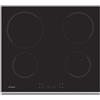 CANDY Piano Cottura Elettrico - 60 cm - 4 Zone Cottura - Vetroceramica Nero - CH64XB