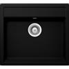 SCHOCK Lavello Vero N100 Nero Puro, Linea Vero, 57X51 cm, Cristadur Extreme - VEON100A84