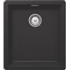SCHOCK Lavello Galaxy N100S Nero Puro, Linea Galaxy, 41X46 cm, Cristadur Extreme - GALN100SA84
