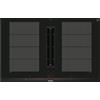 SIEMENS Piano Cottura a Induzione con Cappa Integrata, Serie iQ700, 80 cm, Classe Energetica B, Vetroceramica Nero - EX875LX67E