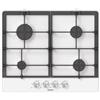 Schock Piano Cottura a Gas Primus PC60 AVG, 60X50 cm, Bianco Opaco Satinato - STP64HWH -