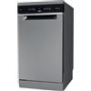 WHIRLPOOL Lavastoviglie Slim Libera Installazione, 45 cm, 10 Coperti, Classe Energetica E, Acciaio Inox - WSFO3T223PCX