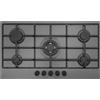SCHOCK Piano Cottura a Gas, Linea SILVER PC90, 90X50 cm, 5 Fuochi, Asphalt - STS95543 -