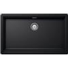 SCHOCK Lavello Galaxy N100XLU Nero Puro, Linea Galaxy, 73X43 cm, Cristadur Premium - GALN100XLU84