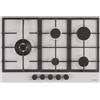 SCHOCK Piano cottura 5 fuochi a gas cm 75X50 cm, PROFESSIONAL PC75 GRIGIO TORTORA - STR85TH42