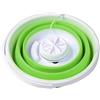 KEKRAV BOSUGE Mini Lavatrice Turbo Portatile con Vasca Pieghevole Rondella Turbo ad ultrasuoni compatta Lavatrice da Viaggio alimentata Tramite USB Dormitorio per Appartamenti da Campeggio (10L)