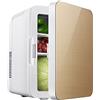 BLUNOA 12L Mini Frigo Congelatore Per La Cura Della Pelle Riscaldatore Per Alimenti Raffreddatore Per Bevande Mini Frigorifero Da Tavolo Per La Cura Della Pelle E Cosmetici, Vini E Bevande AC + DC ( Color :
