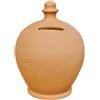 generic Salvadanaio in Terracotta, Varie Misure, 100% Made in Italy (vicino Assisi) da rompere (senza foro inferiore) fatto a mano