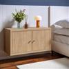 DEGHI Comodino sospeso 74x39h cm effetto rovere con 2 ante - Tactik