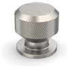 Amerdeco 10 pezzi Pomelli per Mobili Nichel Spazzolato. rotto per Mobili da Cucina Pomelli per Mobili Rotondo maniglie con vite pomelli per cassetti UK0068