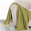 Marzotto Home Plaid in lana DONGIOVANNI e cashmere con frange