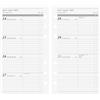 rido/idé Agenda settimanale 2025, 2 pagine = 1 settimana, 93 x 172 mm, 112 pagine