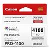 Canon Cartuccia D'Inchiostro Trasparente Pfi-4100Co 6787C001 90 Pagine 80Ml Originale