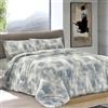 Dorian Home - Set Copripiumino Singolo Cotone 100% Puro, Morbido e Certificato con 1 Sacco Copri Piumino 155x210 + 1 Federa Cuscino Letto 50x80 con Patella di 18 cm, Parure Copripiumino 4 Stagioni
