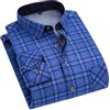 HGJH Giacca da Uomo in Flanella di Pile Foderata in Sherpa, Camicia a Maniche Lunghe Scozzese Abbottonata in Flanella Camicia a Quadri in Cotone da Taglialegna Cappotto da Lavoro Invernale Caldo e Spesso