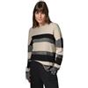 Cecil B303091 Maglione a Righe, Nero, M Donna
