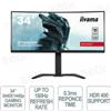 IIYAMA GCB3481WQSU-B1 - Red Eagle™ Monitor 34 Pollici Curvo 1500R Ultra Wide UWQHD 3440x1440 Freesync™ Premium Pro PBP