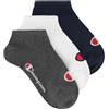 CHAMPION 3PK SNEAKER SOCKS Calze Tre Paia