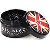JoyQube Gel Capelli Uomo BLACK Professional maschera i capelli bianchi non Macchia Tenuta Forte - per tutti i tipi di Capelli - Profumata Modellante Made in Italy 100ml