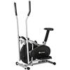 TecTake 2 in 1 Cyclette ELLITTICA Professionale Elliptical ERGOMETRO con Display LCD