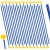 ZOYDP Frecce con Ventosa 42cm, 24 Pezzi Bersaglio per Frecce Ventosa Sostituzione Set in ABS, Blu Frecce Ventosa per Arco Bambini per Ragazzi e Ragazze, per L'Arco Che Allenati Giocattoli