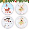 SOETDERT Scaldamani Riutilizzabile, 4 Pezzi Scaldamani Natalizi, Scaldatasche Tascabili per Bambini, Mini Riscalda Mani Gel Portatile Scaldini Mano per Fredde Giornate Invernali, Viaggi, Campeggio, Ufficio