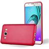 Cadorabo Custodia per Samsung Galaxy J5 2016 in ROSSO METALLICO - Morbida Cover Protettiva Sottile di Silicone TPU con Bordo Protezione - Ultra Slim Case Antiurto Gel Back Bumper Guscio