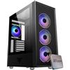 EMCA4 Computer Gaming PC Assemblato Ryzen 5 7600 - Radeon RX 7700 XT 12GB - SSD M.2 1TB nvme - Ram 32GB DDR5 6000mhz - RGB - Windows 11