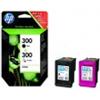 HP Cartucce inkjet blister 300 HP nero nero +tricromia Conf. 2 - CN637EE