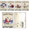 KAÏDENSÏ Cartoline di Natale Vintage con Rilievo in Oro -15 Biglietti Auguri Natalizi Eleganti - Cartolina Personalizzabile Natalizie Buon Natale
