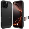 Spigen Cover per iPhone 16 Pro Max, Tough Armor T (AI) MagFit [Copertura abilitata per il Controllo fotocamera] Compatibile con MagSafe - Nero