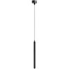 Generico Lampadario a Soffitto Tubo Cilindrico LED COB 3W - Design Moderno, Luce Diretta a Fascio 30°, per Interni Cucina, Sala da Pranzo, Bar, Ristornati, Negozio (Nero, Luce calda)