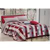 SpazioTessile Coperta 50% Lana Calda Dis. Tetrix Singolo Piazza e Mezza Matrimoniale Maxi (Bordò, Matrimoniale 210x250)