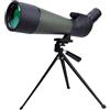 DOCANIO 20-60X80 Monoculare IPX6 Impermeabile Alta Ingrandimento HD Luminoso Visione Notturna BAK4+FMC Film Verde Birdwatching Cannocchiale